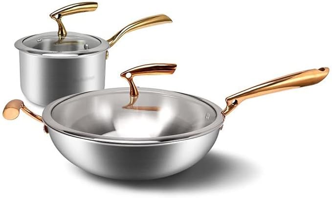 Cookware Set Milk Pot Frying Pan Wok Pan Nonstick Kitchen Pot Set Kitchen Tools
