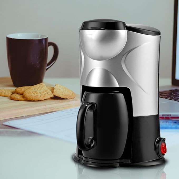 Home Coffee Machine Fully Automatic Mini Pot Drip Maker Tea (E)