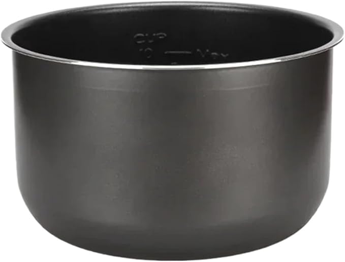 5L Electric Rice Cooker Inner Pot Non-Stick Rice Pot Gall Black Crystal Inner Accessories Cooker Parts Compatible for Midea