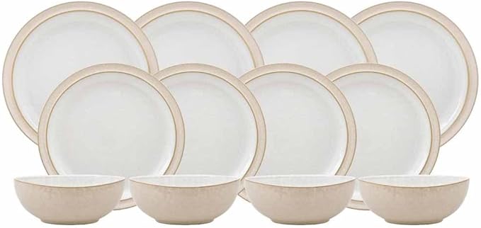 Denby Elements 12 Piece Dinner Set Beige