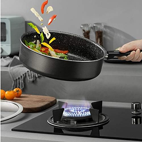 Maifanshi 4 Piece Pot Set Household Non Stick Pot Induction Cooker Wok Suit Kitchen Pots and Pans Cookware Set