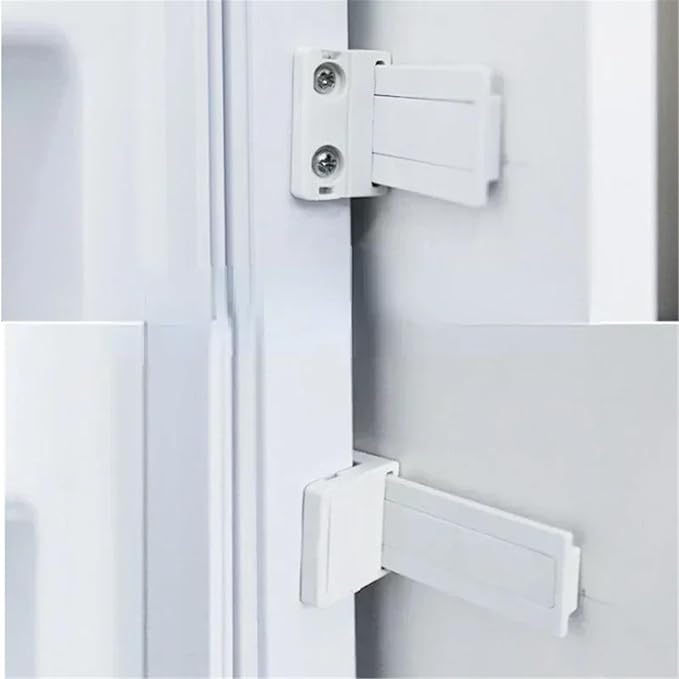 Integrated Fridge Door Plastic mounting Bracket Fixing Slide kit for Freezer Refrigerator Door Shelf Rail for Refrigerator(XXXL|Yellow)