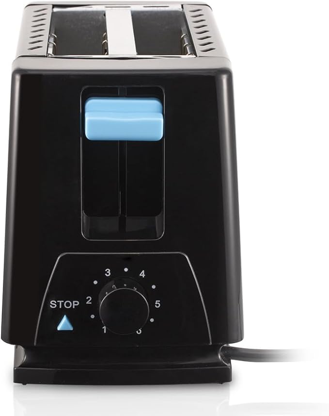 2-Slice Toaster with Extra Wide Slots for Bagels Cool-Touch Walls Shade Selector Toast Boost Auto Shut-off and Cancel Button Black (22305)