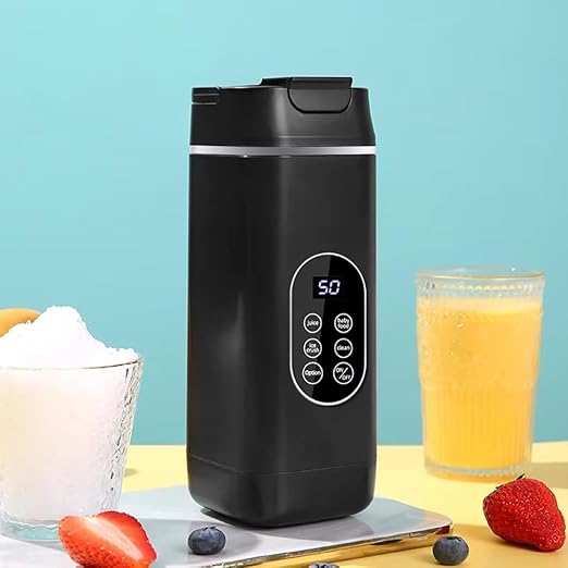 Aboiled Portable Blender Smoothies Juices - Compact Powerful Black Mixer Home Use