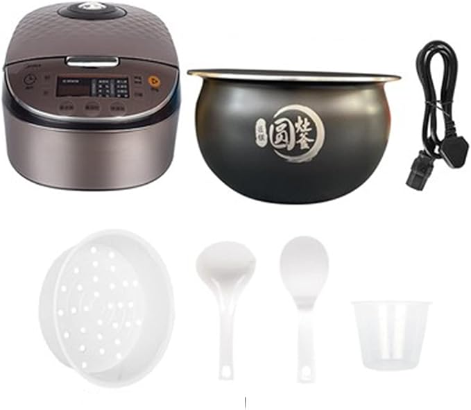 Rice Cooker - 4L Intelligent Rice Cooker Large Capacity Steamer For Household Use Multifunctional Rice Cooker Non-stick Spherical Inner Liner Can Keep Warm For A Long Time