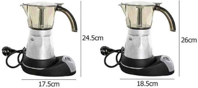 Coffee Machines Coffee Maker Stainless Steel Espresso Mocha Coffee Pot Espresso Machine 6 People Home Mini Coffee Machine