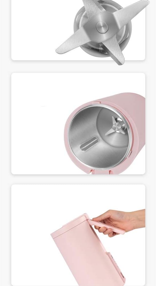 Automatic Soymilk Food Supplement Machine Small Filter-Free New Household Portable 1-2 Rice Cereal Juice Machine(D)