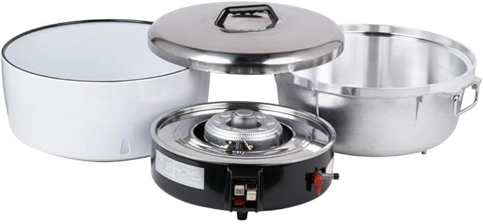 Avantco GRCNAT Natural Gas 110 Cup (55 Cup Raw) Gas Rice Cooker - 14000 BTU