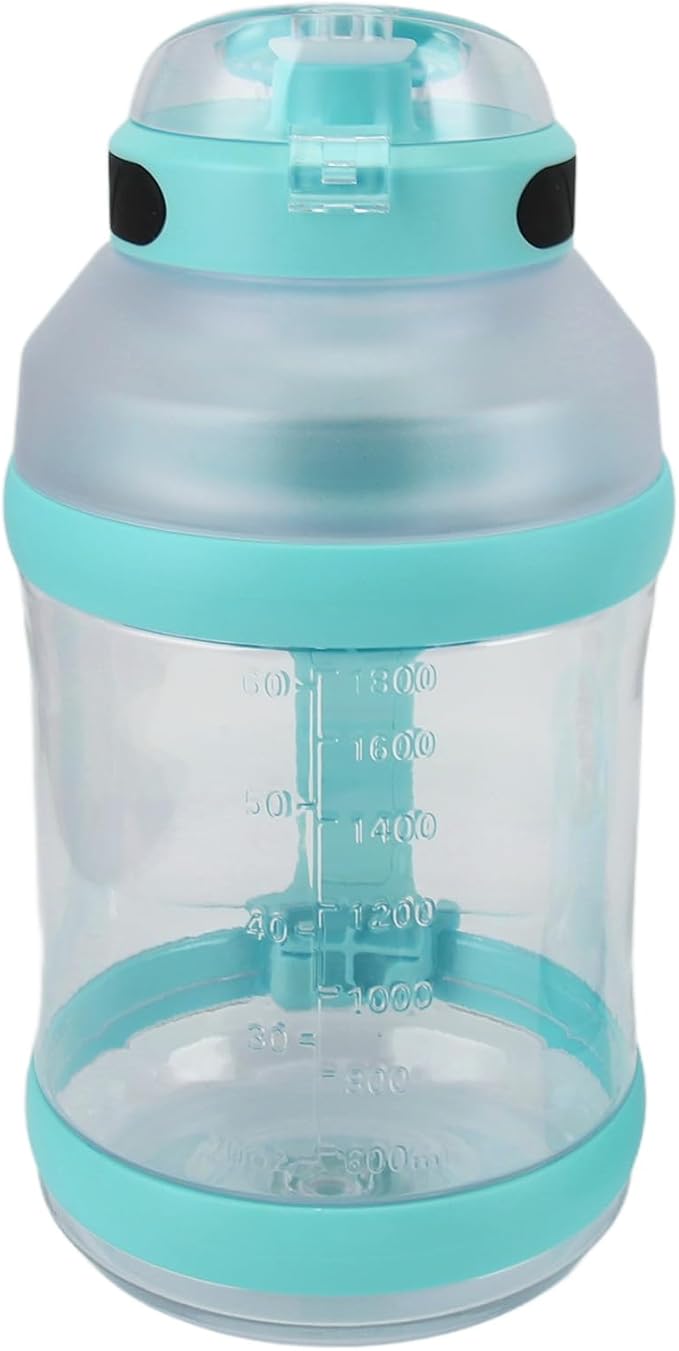 Haofy 2L Large Capacity High Speed Blender with USB Charging Port Double Design for Shakes Smoothies and More (Blue Green)