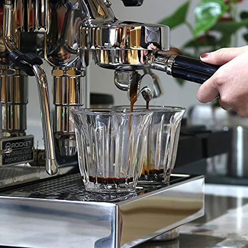 Coffee PortafilterBottomless Coffee Handle 58mm Coffee Machine Handle Compatible with EXPOBAR E61 Stainless Steel Wooden Handle Double Mouth Coffee Handle (Color : J) (Color : F)