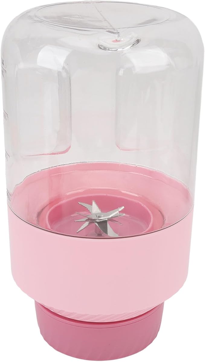 Portable Blender Cordless Blender Electric 1000ml 18000RPM 3000mAh Battery BPAFree PC Material with Dual Lid Automatic Cleaning for Travel Gym Home (Pink)