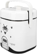 24V Mini Rice Cooker 1.2L Small Portable Travel Rice Cooker For Car and Truck Small Rice Cooker 80W Travel Rice Cooker 24V for Car Truck with Non Stick Inner Pot
