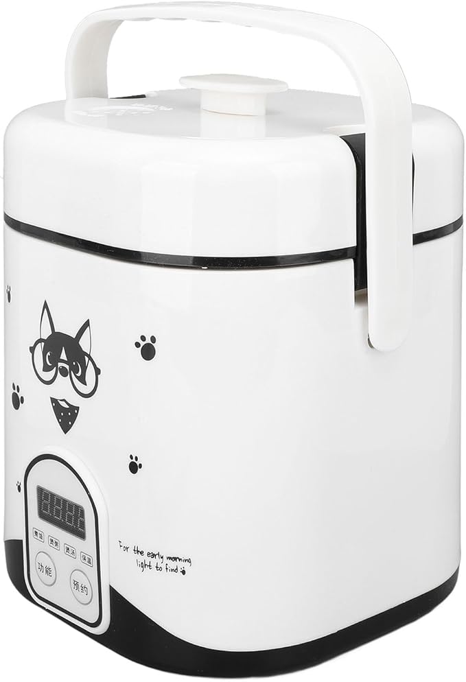 24V Mini Rice Cooker 1.2L Small Portable Travel Rice Cooker For Car and Truck Small Rice Cooker 80W Travel Rice Cooker 24V for Car Truck with Non Stick Inner Pot
