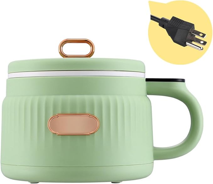 1.6L Electric Rice Cooker for Noodles and Soup Cooking for 1-3 People Green