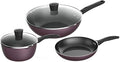 Nonstick Kitchen Cookware Set - Home Kitchen Ware Pots and Pan Set Includes Saucepan Wok Milk pan
