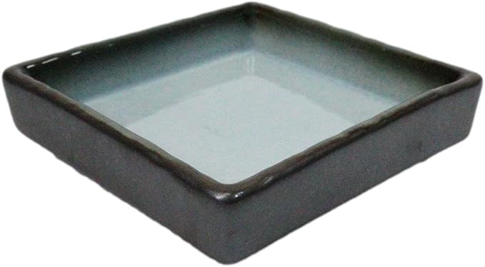 Ebros Gift Blue Sky Stars Artistic Seikai Porcelain Series Dinnerware Serveware Kitchenware Set Asian Japanese Dining Restaurant Supply (Pack Of 6 Square Condiment Sauce Dishes 2oz)