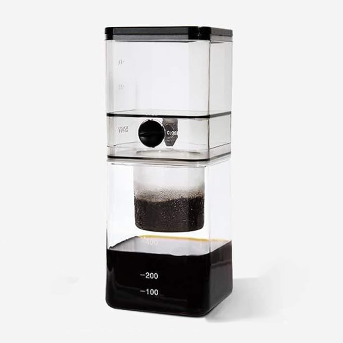 Coffee Dripper Pot Ice Cold Brew 400ML Mini Ice Drip Coffee Filter Portable Reusable Glass Percolators Espresso Coffee Maker Household Tools