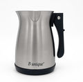 B Unique Electric Coffee Maker 300ml Stainless Steel Turkish Coffee Pot Milk Heater Rapid Heating Boil-Dry Protection Foldable Handle