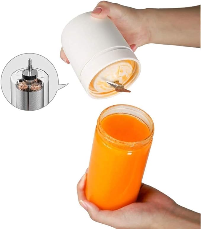 Juicer Machines Slow Masticating Juicer Extractor with Quiet Motor Anti-Clogging Cold Press Juicer Electric USB Juicer Cup