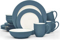 Noritake Colorwave Blue 16-Piece Rim Set Service for 4 in Blue