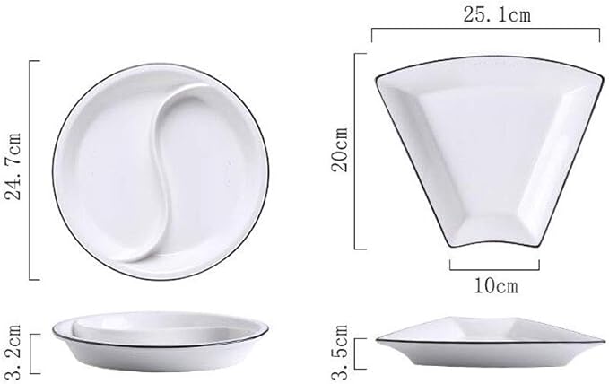 Complete Dinnerware Set 24-Piece Luxurious Dinnerware Dinner Plates Bowls Salad Appetizer Dessert Microwave Oven Dishwasher Safe Perfect For Indoor And Outdoor