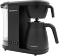 Bonavita Enthusiast 8 Cup Drip Coffee Brewer Pour Over SCA Certified Coffee Machine with Thermal Carafe Stainless Steel Panel Removable Reservoir Matte Black