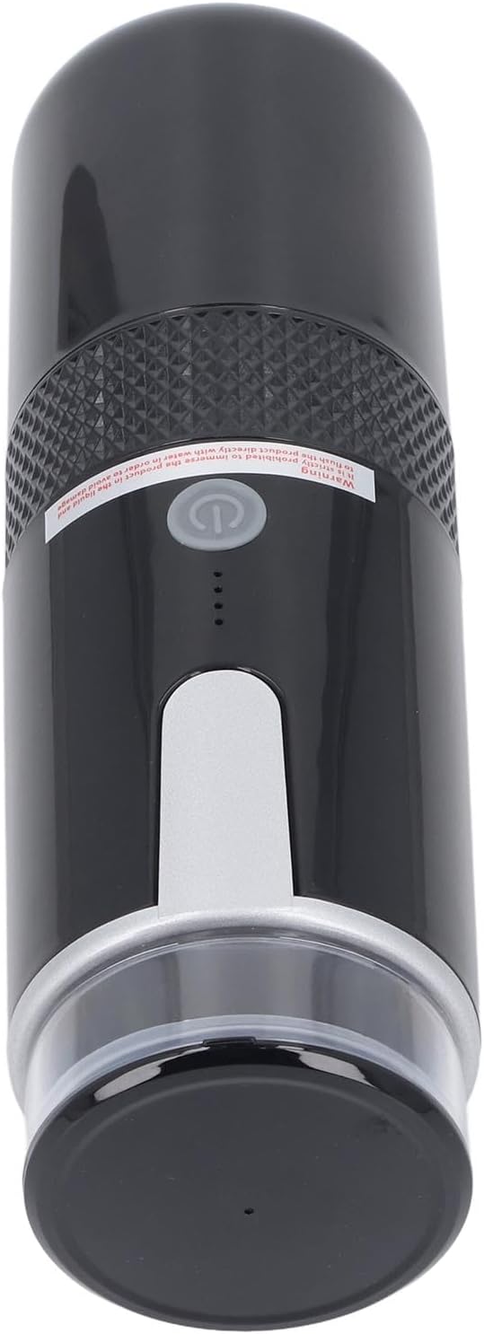 ZJchao Portable Coffee Maker Rechargeable 1200mAh Cordless Travel Coffee Machine for Capsules with Hot Brew and Cold Brew Function