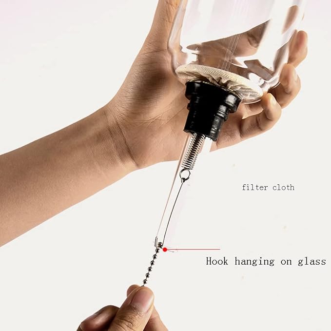 JITEM Cafetera Syphon Coffee Maker Japanese Style Vacuum Glass Siphon Pot Percolators 3-5 Cups Glass Tabletop Siphon Coffee Maker for Coffee or Tea