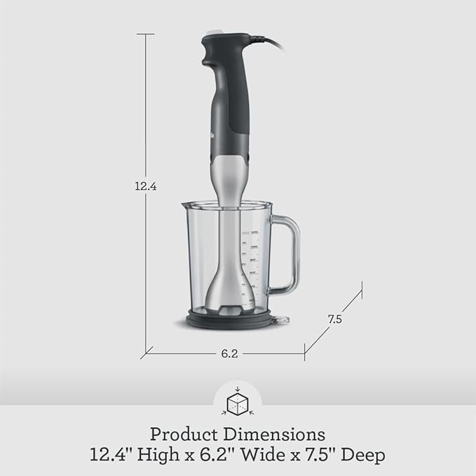 Breville BSB510XL Control Grip Immersion Blender Brushed Stainless Steel
