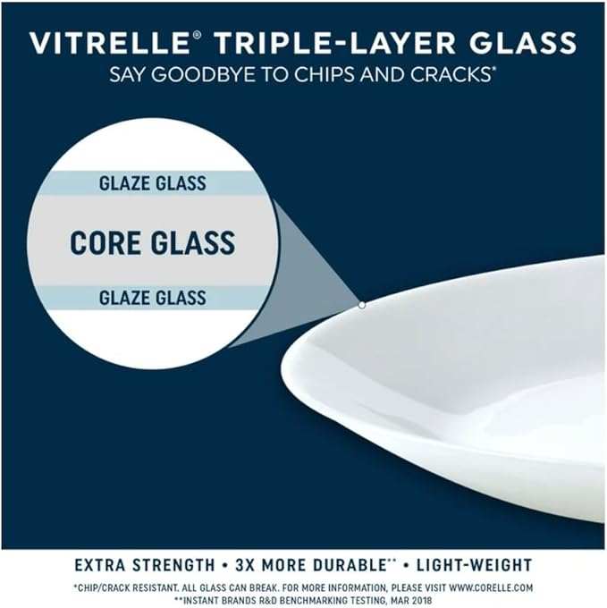 Corella Gorgeous 12-Piece Glass Dinnerware Set