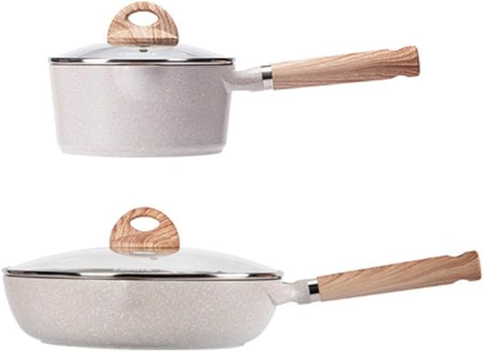 Cookware Set Non Stick Pan Frying Pan Wok Milk Pot Cooker Pot Hotpot Kitchen Cooking Pot Set Saucepan Soup Pot