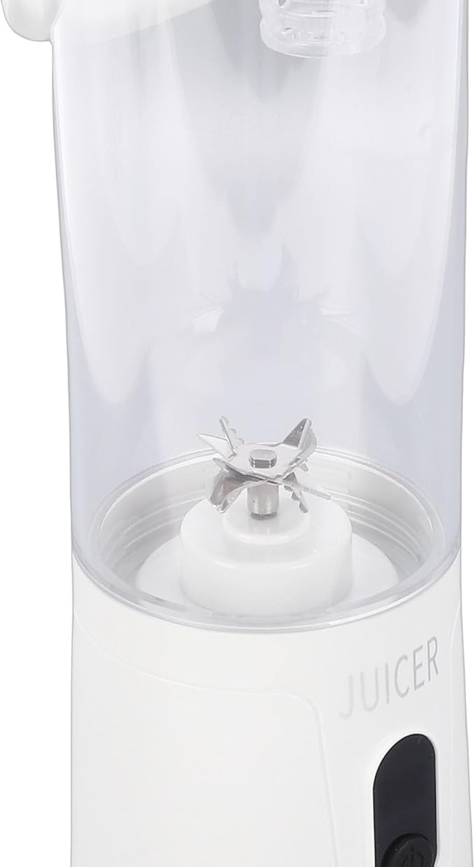 Haofy Portable Blender 300ml 50W with 12 Serrated Steel Blades USB Rechargeable for Smoothies Mini Travel Juice Cup for Gym Office Outdoor