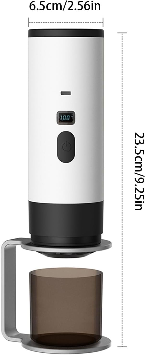 Single Button Operations Capsuled Coffee Maker Detachable Parts Fast Systems Portable Design For Car Camping