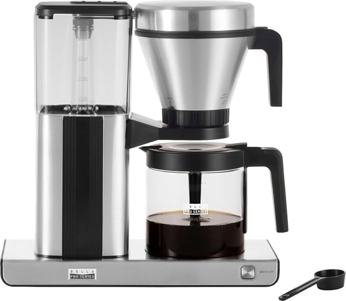 BELLA Pro Series 8-Cup Pour Over Coffee Maker Stainless Steel