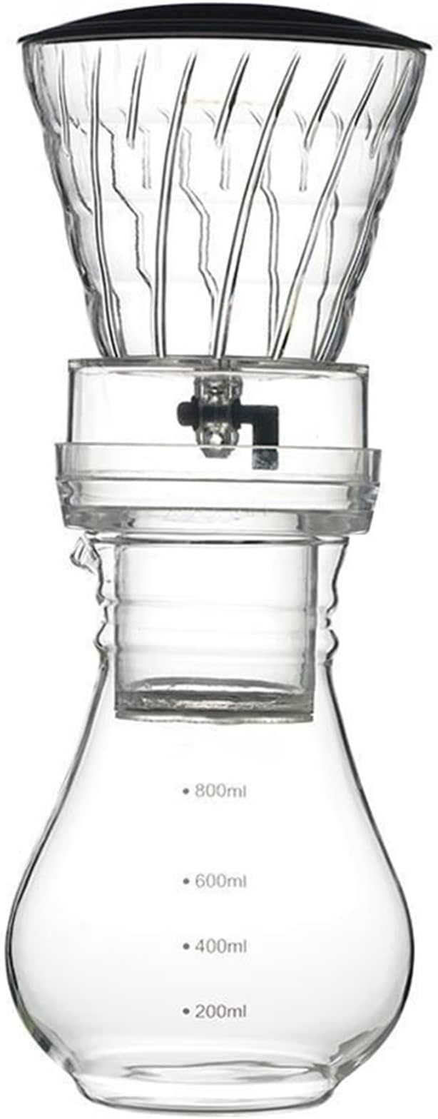 Ice Drip Coffee Pot Drip Cold Brew Glass Coffee Maker Filter Glass Percolators Espresso Kitchen Pot Ice Cold Brew Pots Brewer Kitchen MachineA