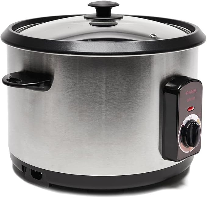 Pars Automatic Persian Rice Cooker - Tahdig Rice Maker Perfect Rice Crust 20 Cup
