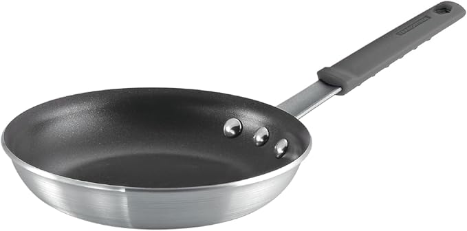 Tramontina Professional 8-Inch Non Stick Small Frying Pan Heavy-Gauge Aluminum Skillet with Reinforced Nonstick Coating Gray Handle Dishwasher and Oven Safe