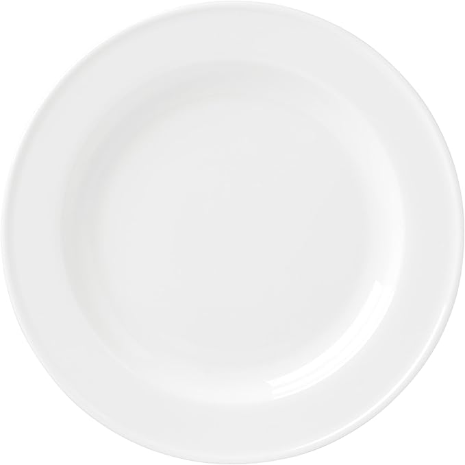 Lenox Dinnerware Set Studio 1414 Rimmed 12-Piece Set Service For 4 Bone China Material Dishwasher &amp Microwave Safe Home And Kitchen Kitchen And Dining Plates And Bowls Sets (White 12 Piece