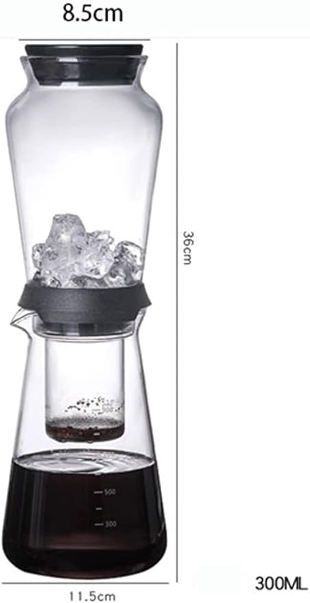 Percolator Coffee Pot Ice Drip Coffee Pot Coffee Maker Filter Glass Percolators Espresso Kitchen Barista Dripper Pot Ice Cold Brew Pots Brewer