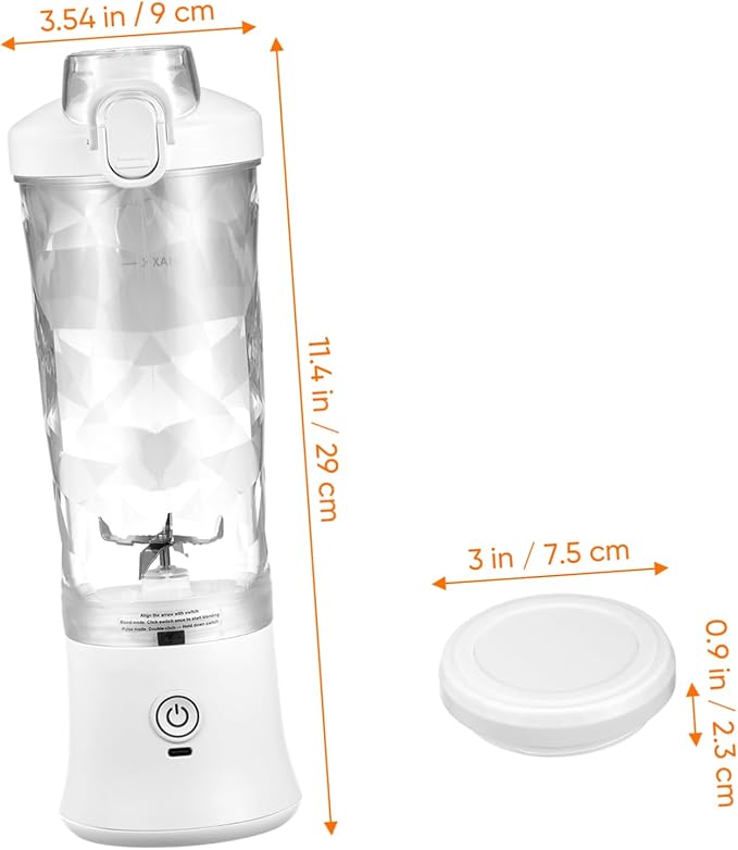 GLEAVI Juicer Blender Usb Portable Fruit Mini Juicer Rechargeable Compact Fresh Juice Maker Cup