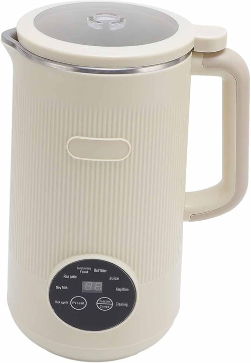 1200ml Automatic Nut Milk MakerAutomatic Cleaning Multifunctional Soybean Milk Machine with Timer for Fruits Vegetables and Soy Milk