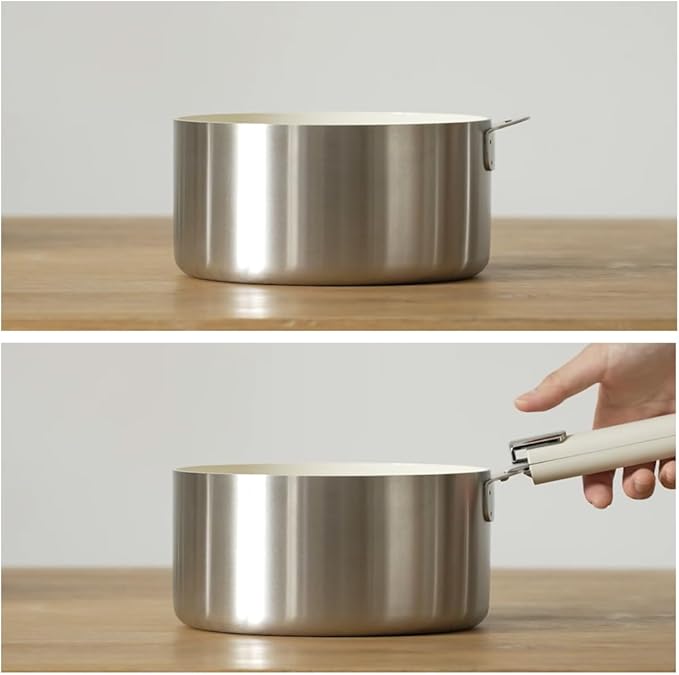 sodam stainless steel Cookware Set of 3P with magic handle