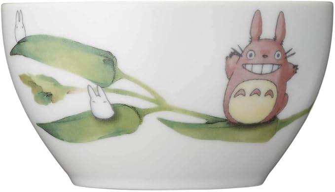 Noritake 1704-4L/VT94579 My Neighbor Totoro Bowl 4.3 inches (11 cm) 11.8 fl oz (345 cc) Microwave Safe Dishwasher Safe 1 Piece Okra Fine Porcelain
