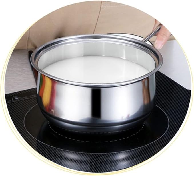 3pcs/Set Stainless Steel Cookware Set Flat Bottom Frying Pan Soup Pot Milk Kit Induction Cooker Cooking for Home