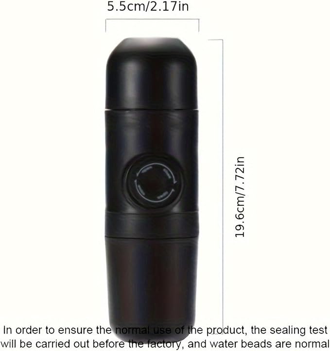 Portable Espresso Coffee Maker - 140ml Hand Press Manual Coffee Machine for Travel &amp Outdoor Use - Ideal Gift for Coffee Lovers