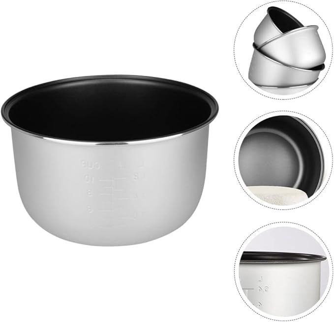 Cabilock Rice Cooker Liner Non Stick Inner Pot Rice Cooker inside Pot Electric Cooker Accessories for Home Kitchen Shop