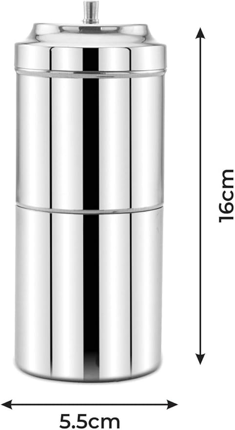 Expresso Stainless Steel South Indian Filter Coffee/Kaapi Drip Maker (150 ML)