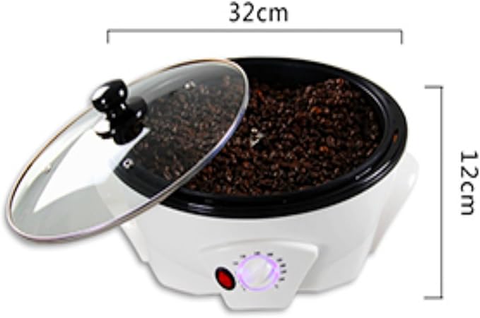 DYRABREST Coffee Roaster Machine for Home Use 110V 800W Coffee Bean Roaster Machine for Home Use with 1500g Max Capacity and Adjustable Temperature for Coffee Bean Peanut Nuts and Baking Beans