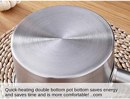Pots and Pans Sets Frying Pan430 Stainless Steel Cookware Suit Double Bottom Pot Three Piece Set Kitchen Cookware Sets Pots for Cooking Cookware Set