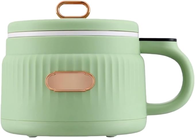 Mini Rice Cooker 1.6L Small Non-Stick Electric Pot for Rice Soup &amp Steaming with 12-Hour Keep Warm Ideal for 1-3 People (green)